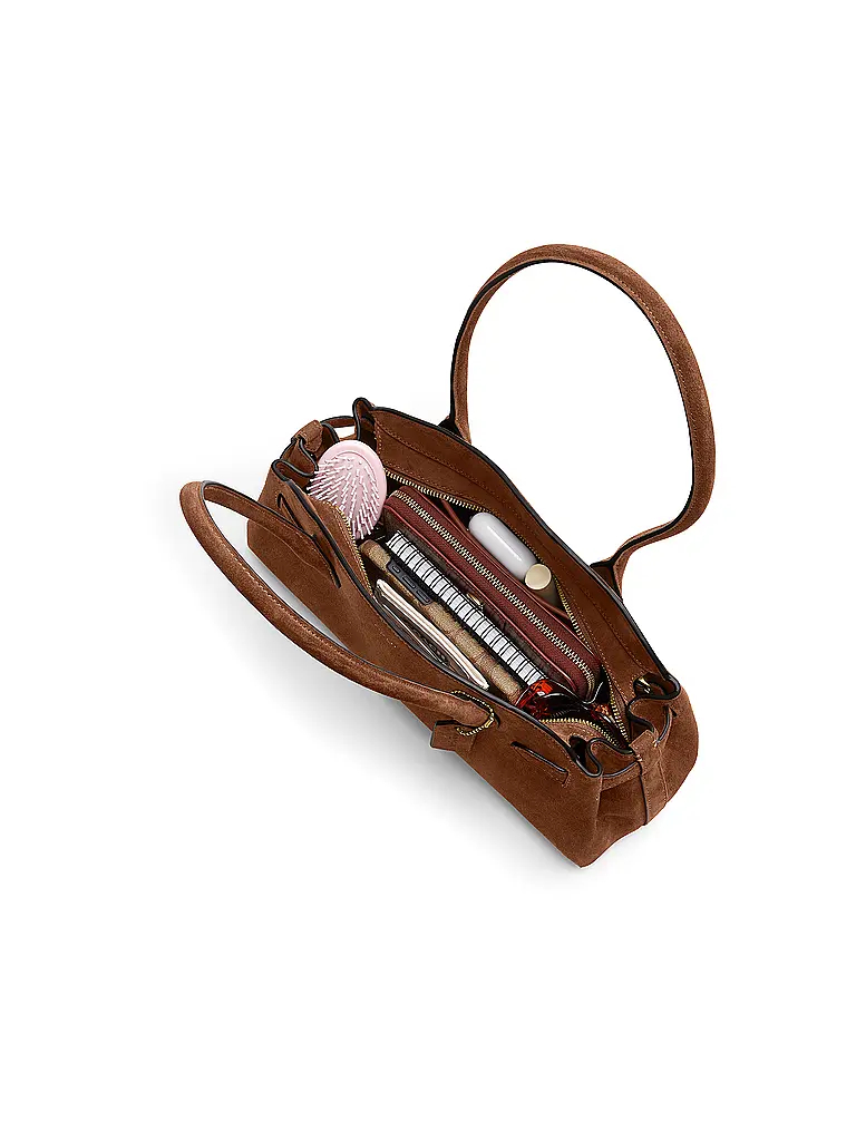 COACH | Ledertasche - Schultertasche EMPIRE CARRYALL 34 | Camel