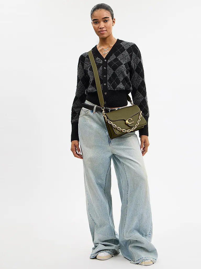 COACH | Ledertasche - Schultertasche TABBY | Olive