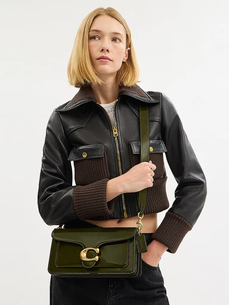 COACH | Ledertasche - Umhängetasche TABBY 26 | olive