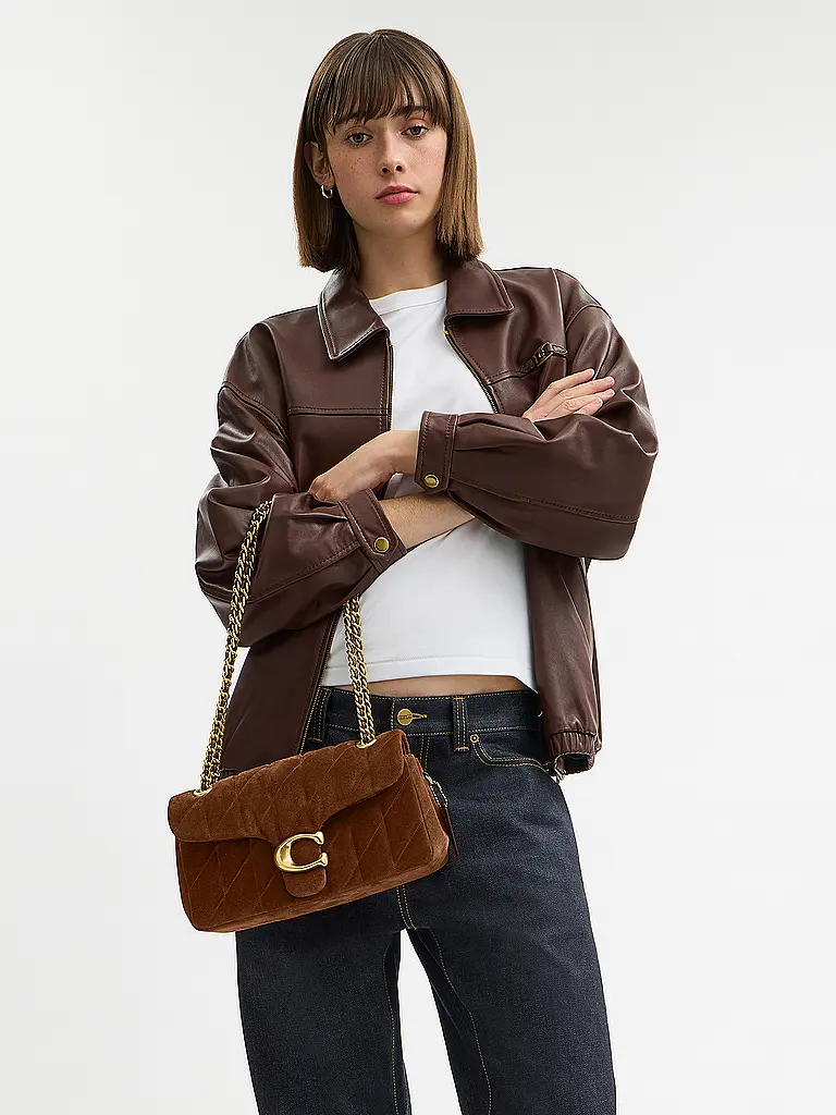 COACH | Ledertasche - Umhängetasche TABBY 26 | Camel