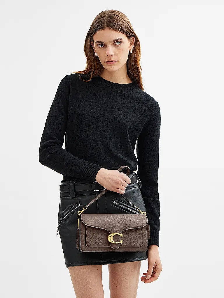 COACH | Ledertasche - Umhängetasche TABBY 26 | Grau
