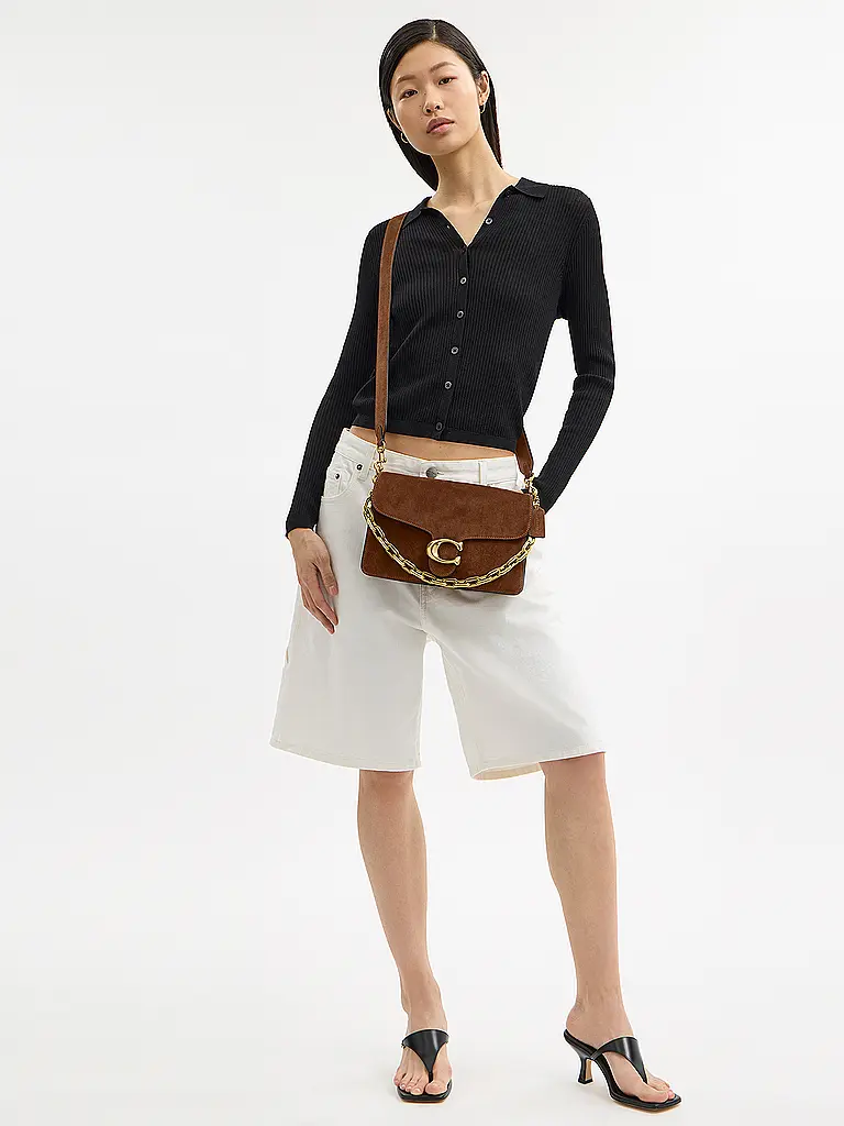 COACH | Ledertasche - Umhängetasche TABBY | Braun