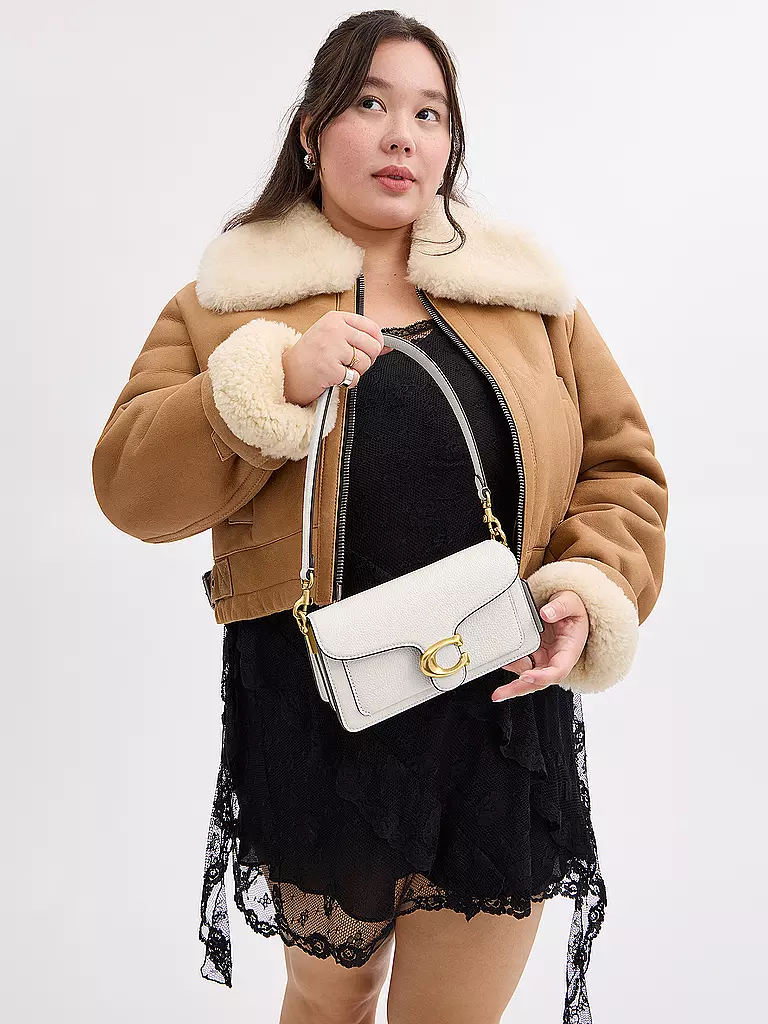 COACH | Ledertasche - Umhängetasche TABBY | creme