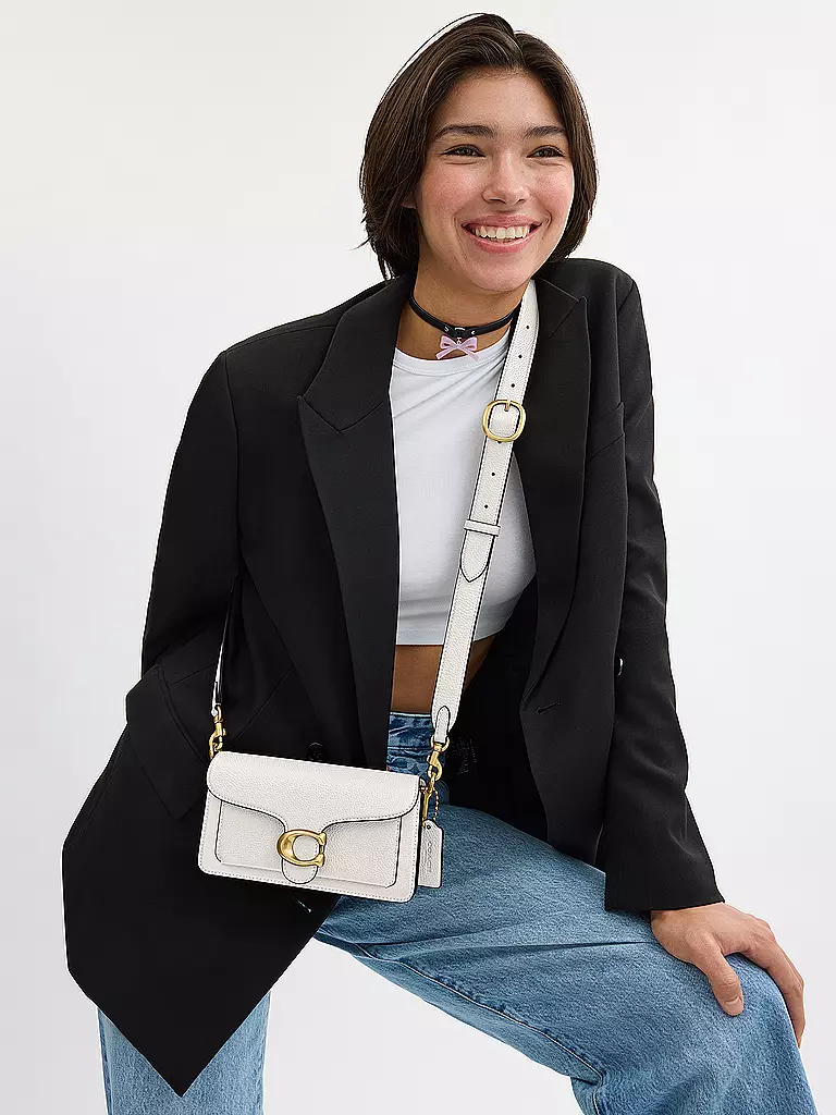 COACH | Ledertasche - Umhängetasche TABBY | creme