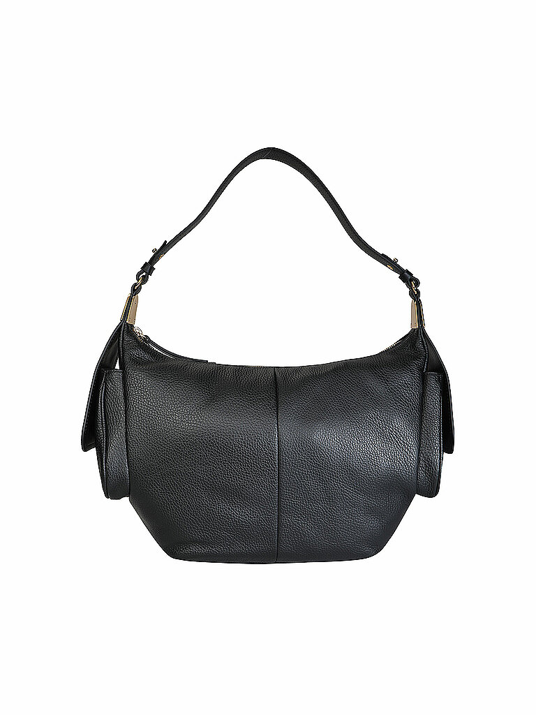 Coccinelle Ledertasche - Hobo Campus Schwarz