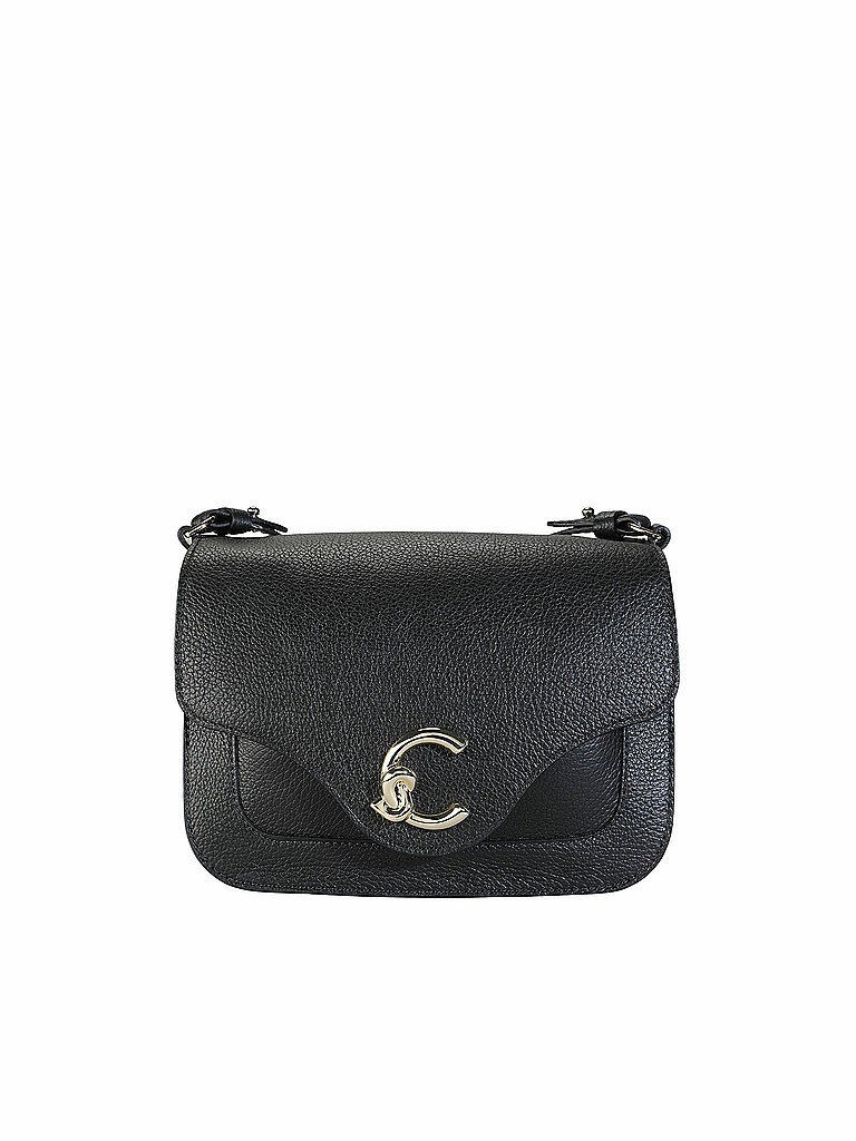Ledertasche - Umhängetasche C-ME schwarz damen