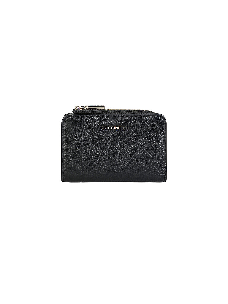COCCINELLE Geldbörse METALLIC SOFT schwarz