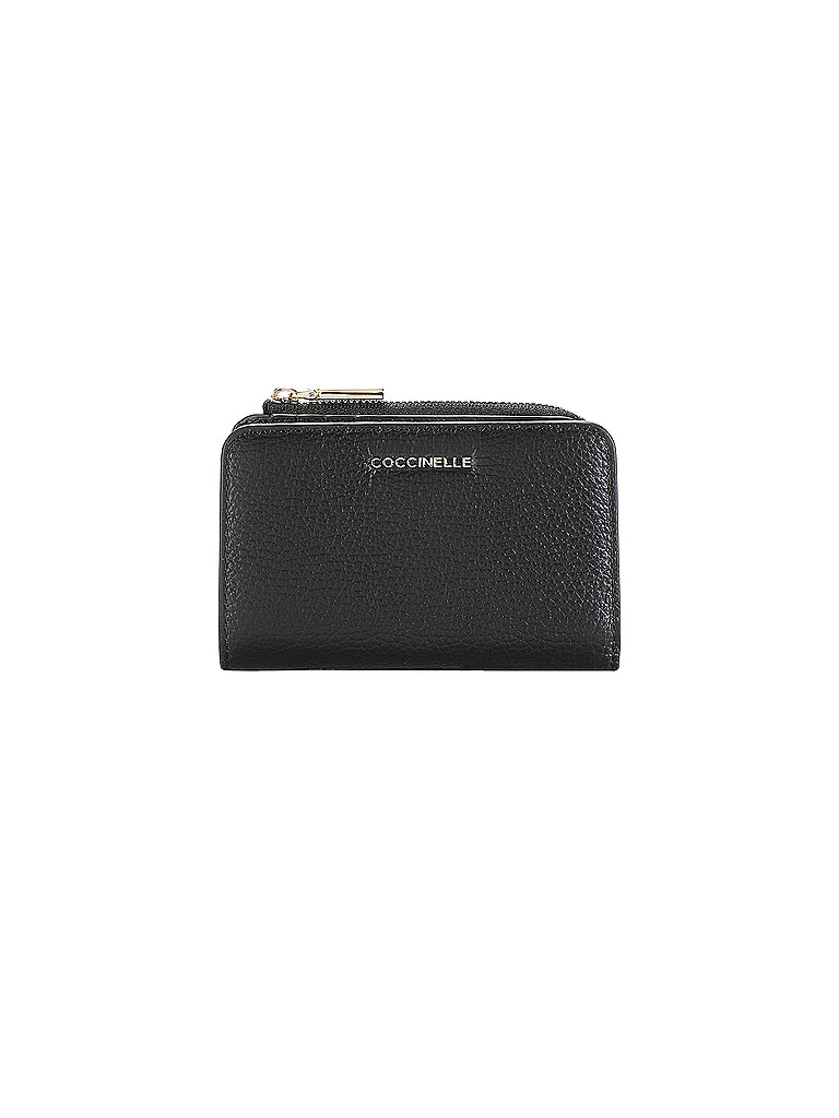 COCCINELLE Geldbörse METALLIC SOFT schwarz