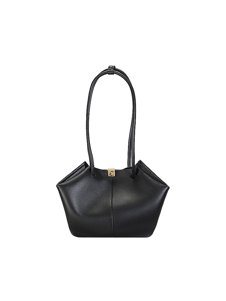 Ledertasche - Schultertasche KAMY schwarz damen