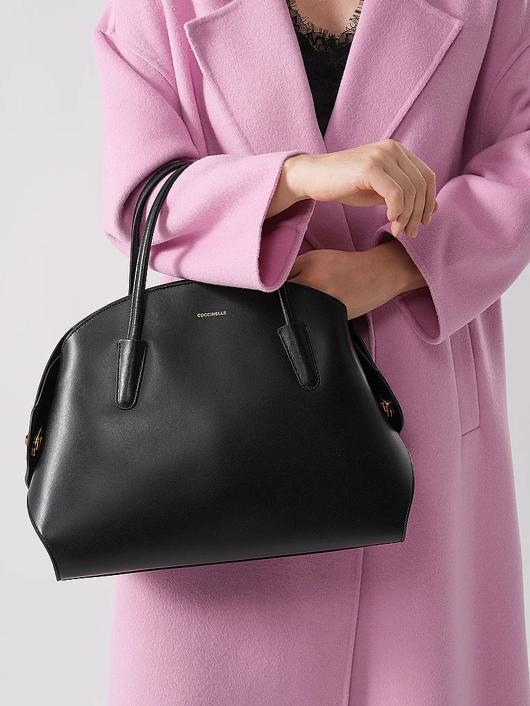 Ledertasche - Henkeltasche COCCINELLETYLDE schwarz damen 3