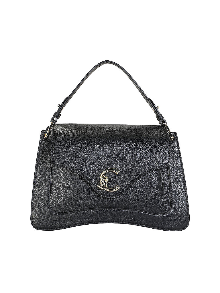 COCCINELLE Ledertasche - Umhängetasche C-ME schwarz
