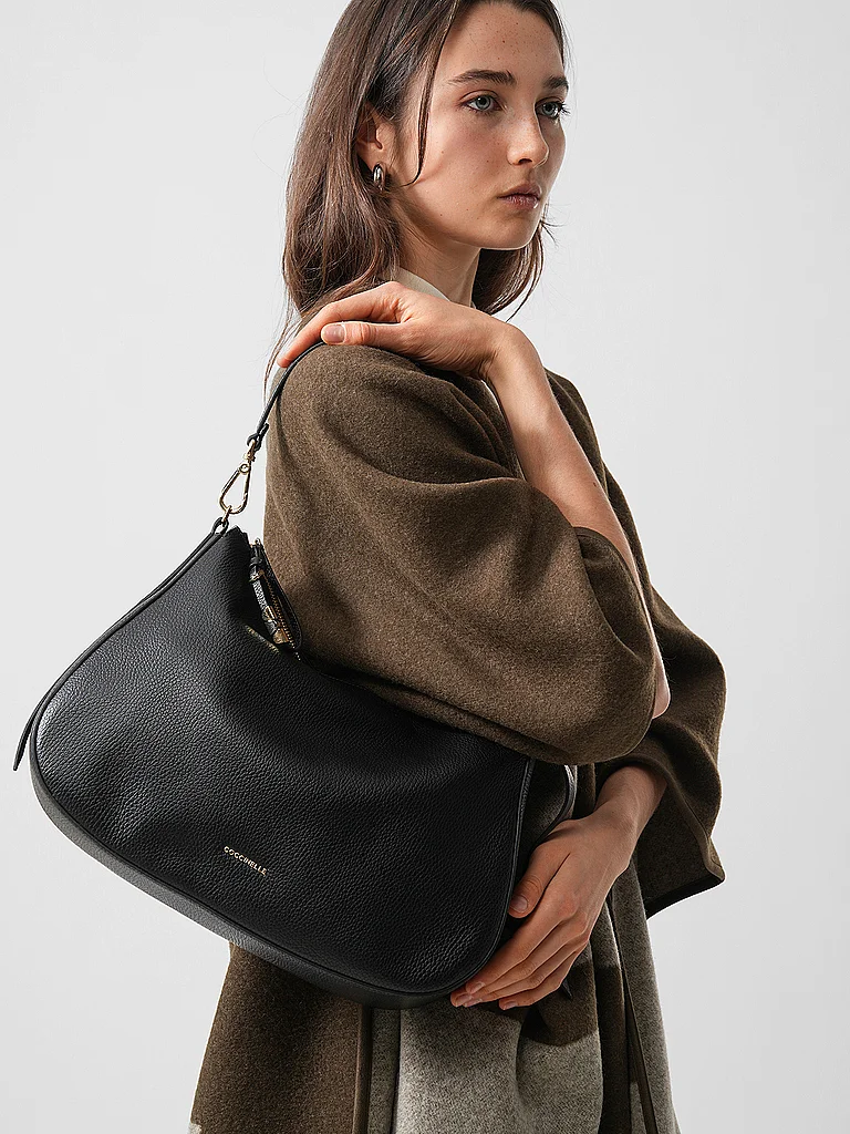 Ledertasche - Hobo Bag COCCINELLENORY schwarz damen 2