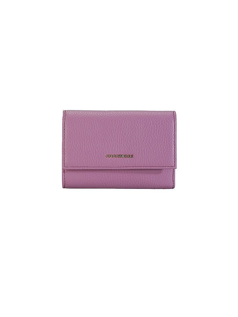 Coccinelle Geldbörse METALLIC SOFT pink damen 3