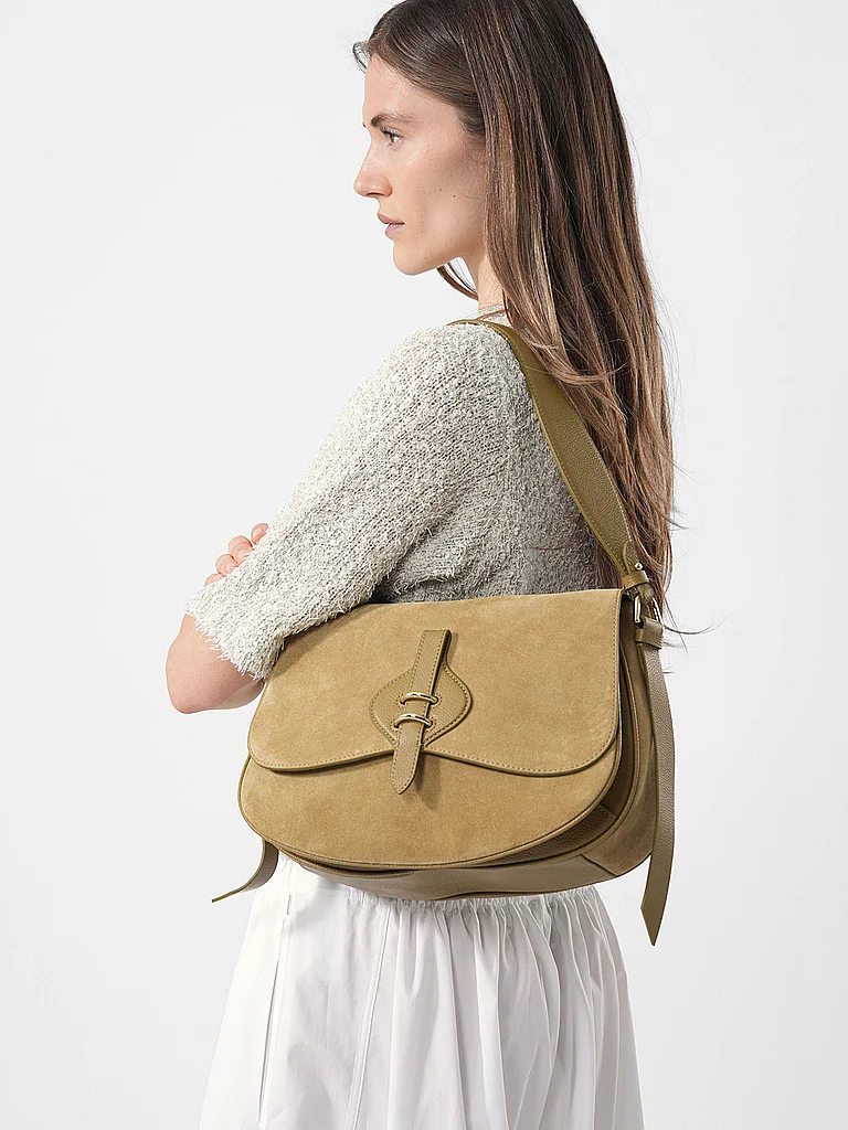 Coccinelle Ledertasche - Schultertasche MAVERY grün damen 2