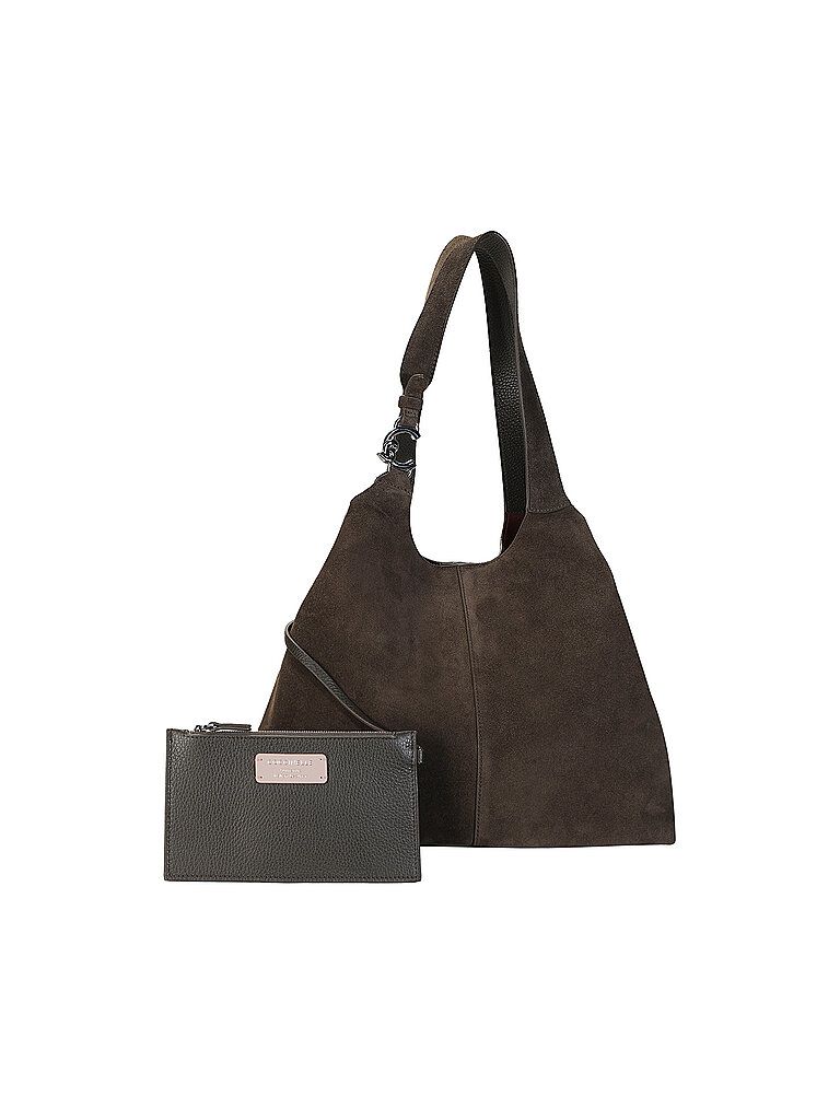 COCCINELLE Ledertasche - Shopper C-EASY  dunkelgrün