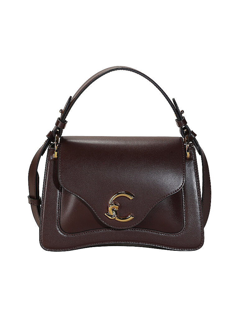 COCCINELLE Ledertasche - Umhängetasche C-ME CALF dunkelrot