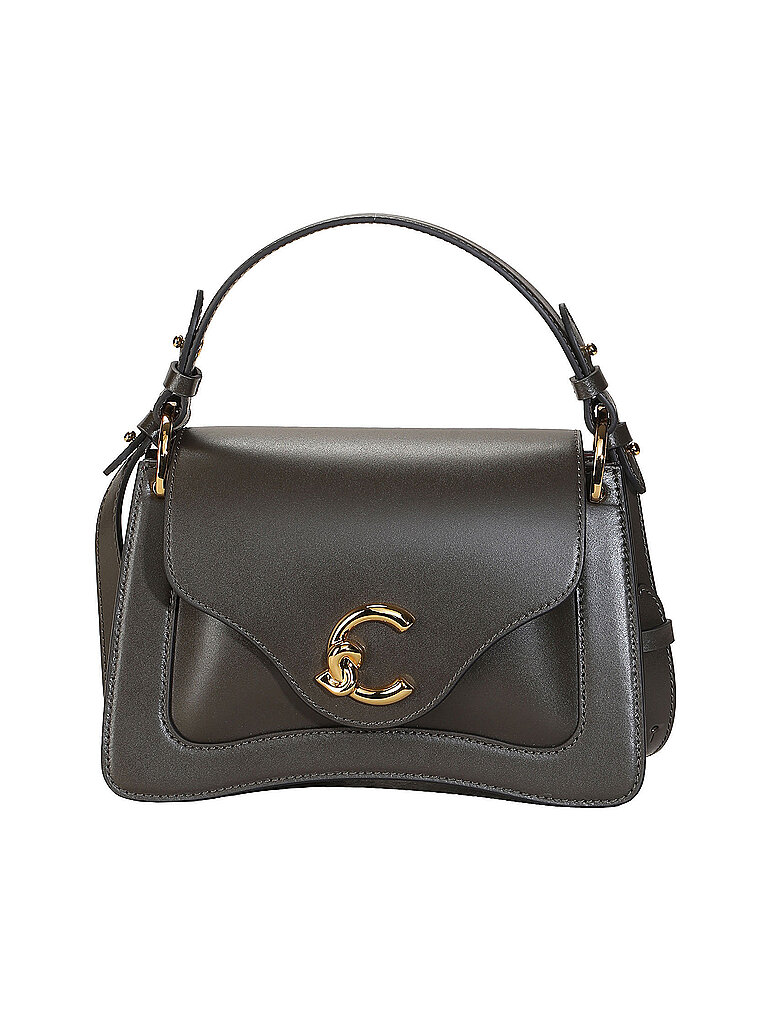 COCCINELLE Ledertasche - Umhängetasche C-ME CALF dunkelgrün