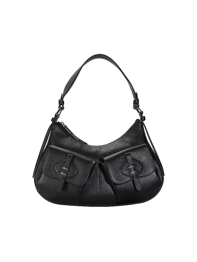 COCCINELLE Ledertasche - Schultertasche MAVORY schwarz