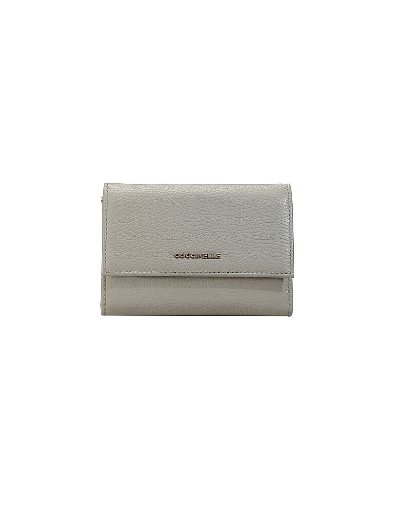 COCCINELLE Geldbörse METALLIC SOFT creme