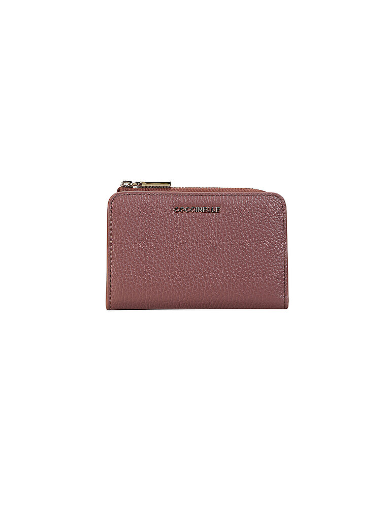 COCCINELLE Geldbörse METALLIC SOFT rosa