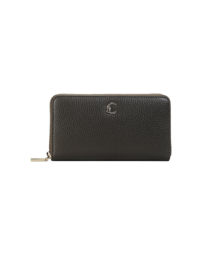COCCINELLE Geldbörse METALLIC SOFT dunkelgrün