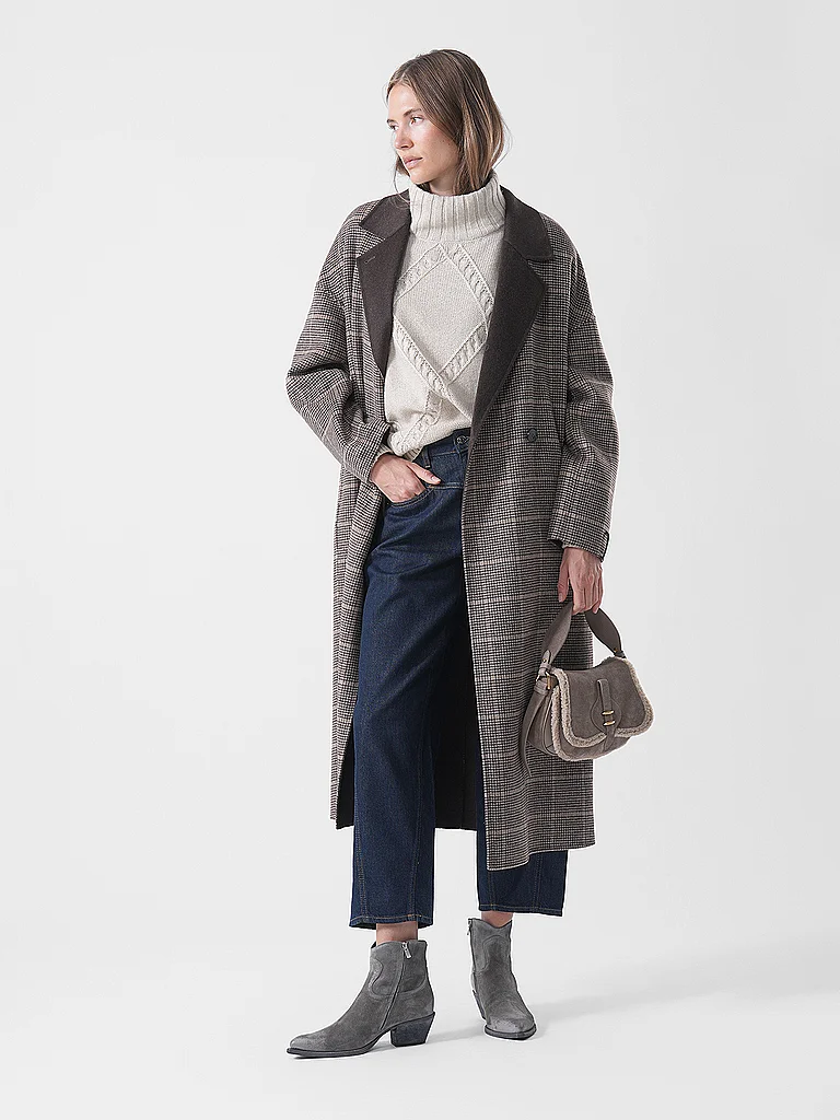 COCCINELLE Sac en cuir - Sac à bandoulière MAVORY beige