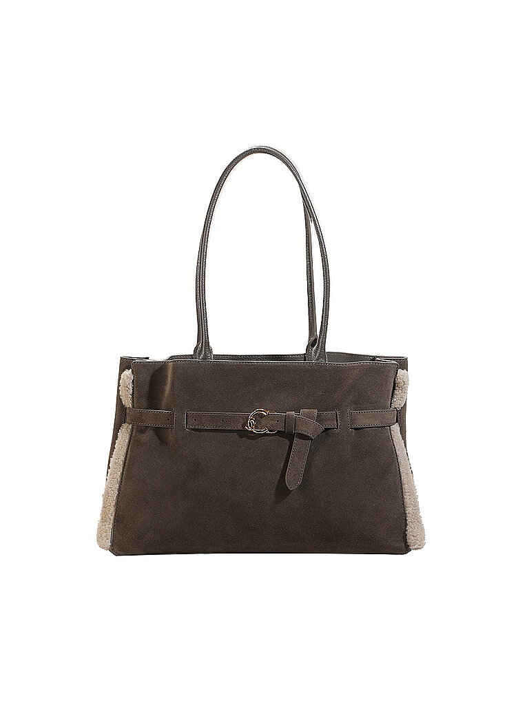 COCCINELLE Ledertasche - Schultertasche SABINE SOFT  dunkelgrün