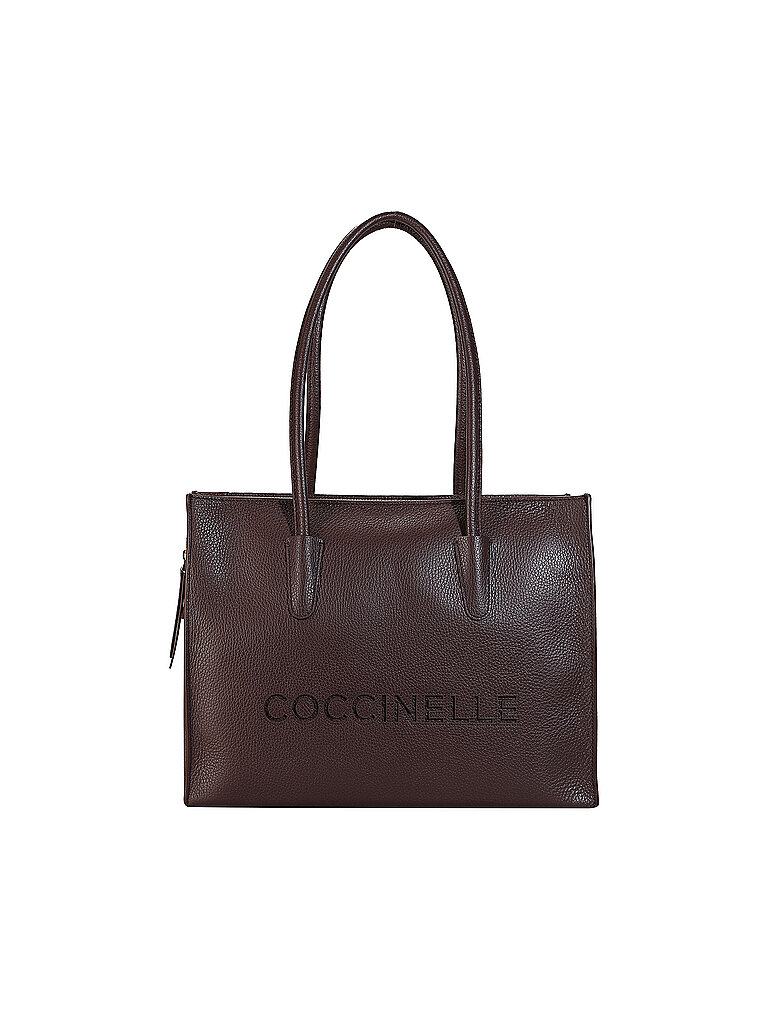COCCINELLE Ledertasche - Shopper MYRTHA 26 Medium beere