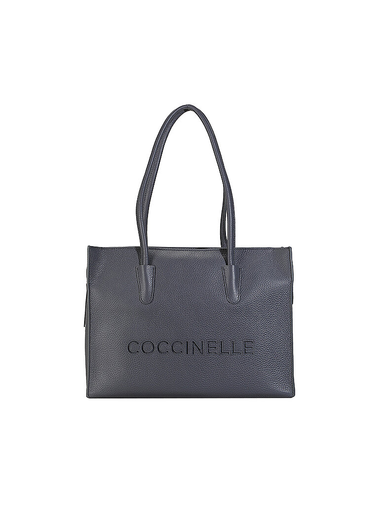 COCCINELLE Ledertasche - Shopper MYRTHA 26 Medium grau