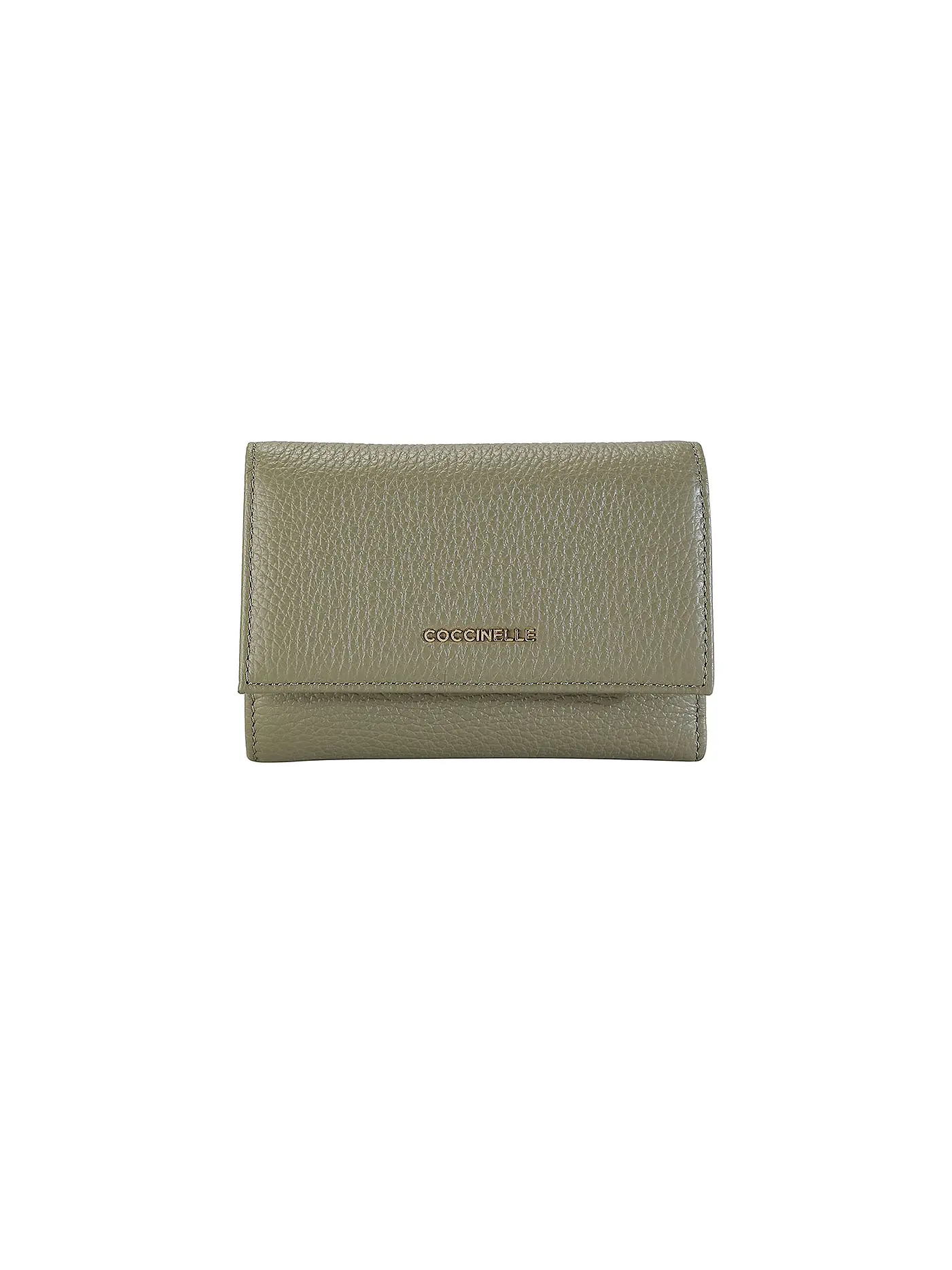 COCCINELLE | Geldbörse METALLIC SOFT | olive