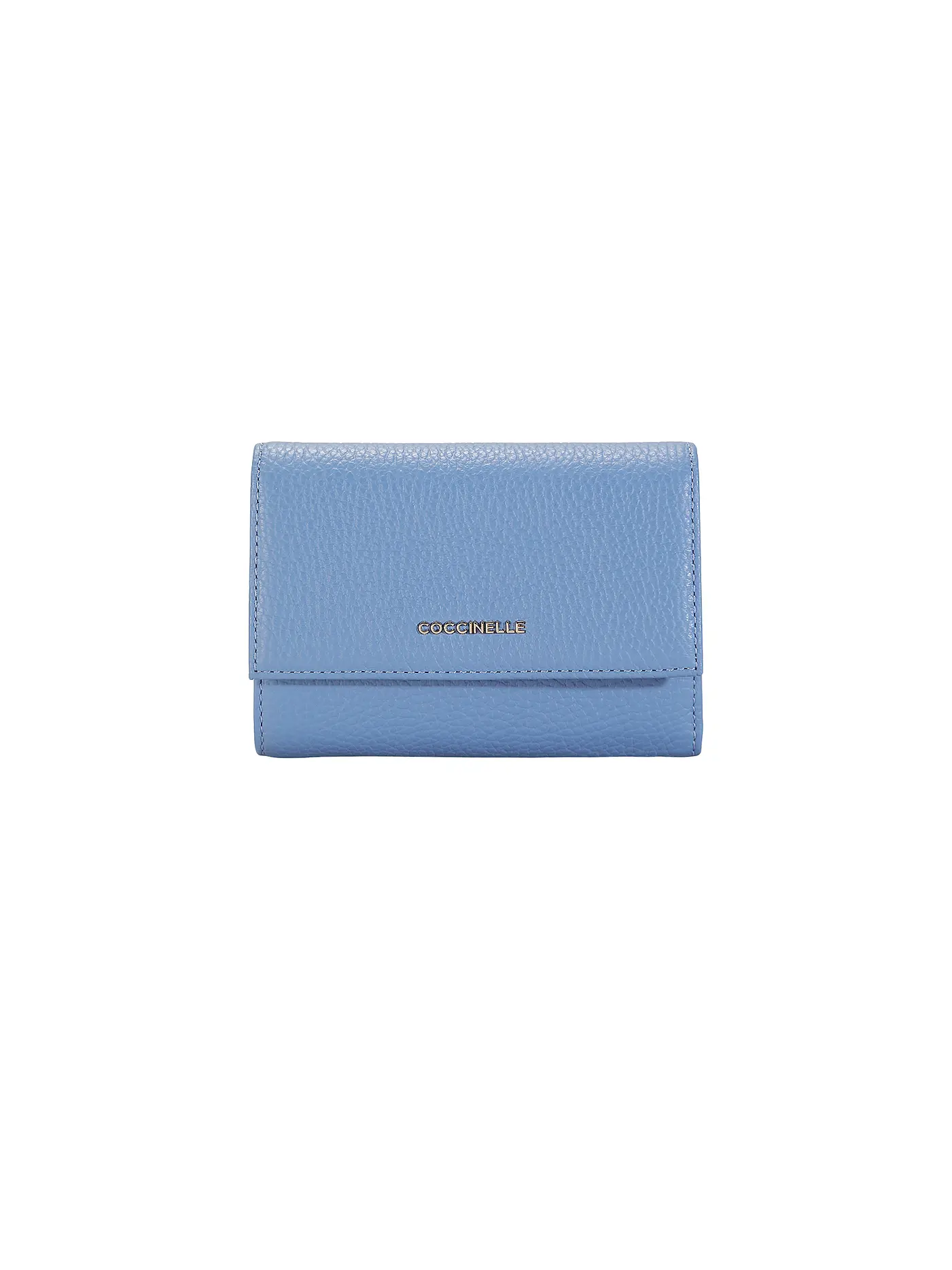 COCCINELLE | Geldbörse METALLIC SOFT | hellblau