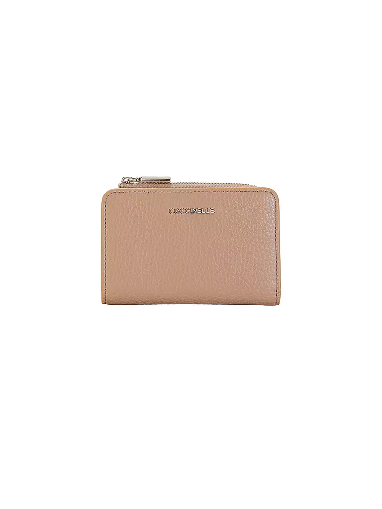 COCCINELLE | Geldbörse METALLIC SOFT | camel