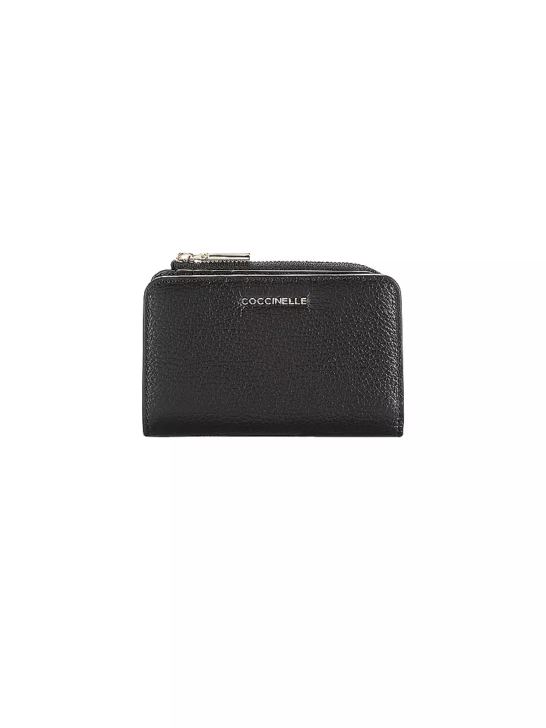 COCCINELLE | Geldbörse METALLIC SOFT | schwarz