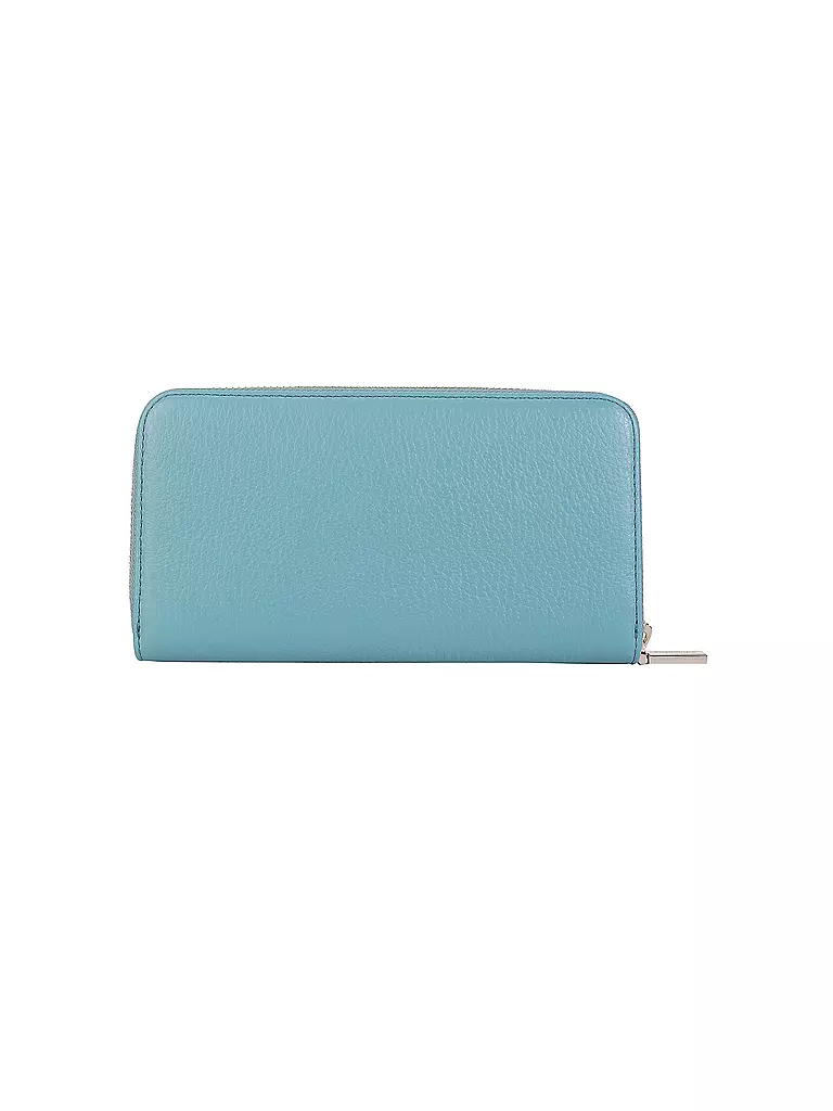 COCCINELLE | Geldbörse Metallic Soft | blau