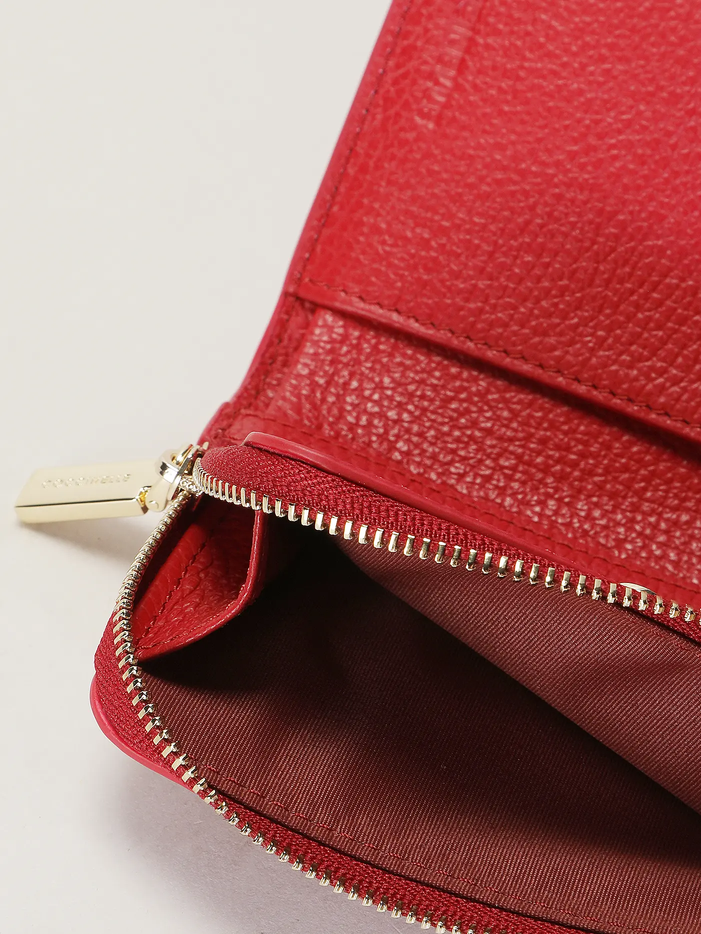 COCCINELLE | Geldbörse METALLIC SOFT | rot