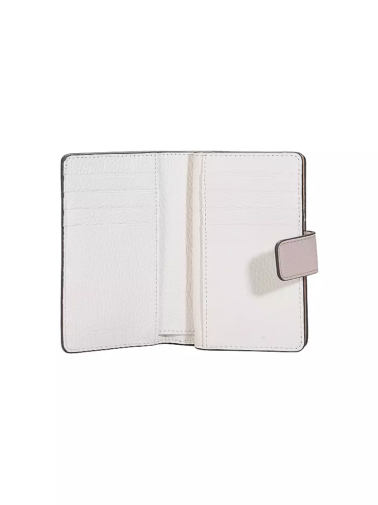 COCCINELLE | Geldbörse METALLIC TRICOLOR | creme