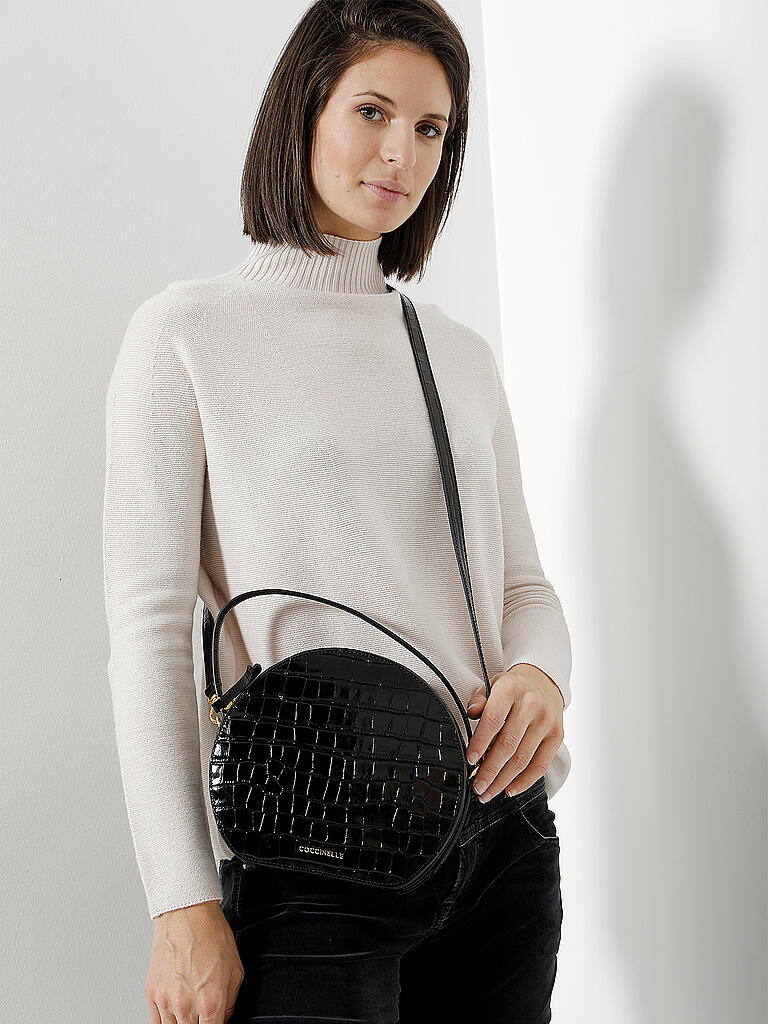 COCCINELLE | Ledertascche - Minibag " Jules " | schwarz