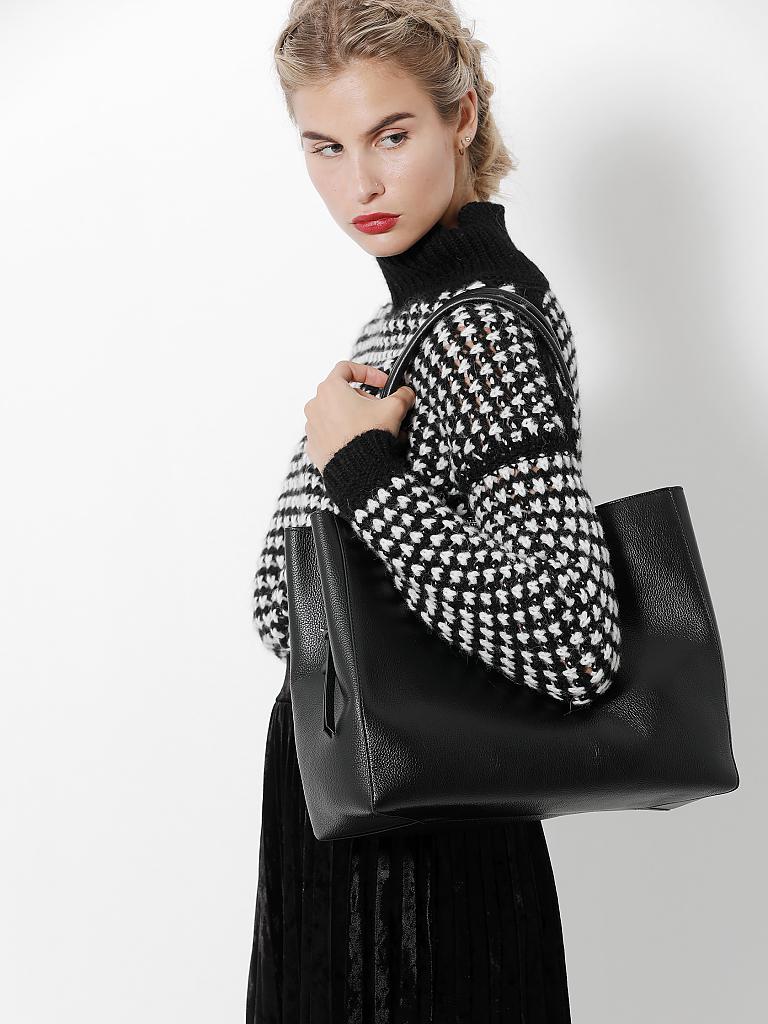 COCCINELLE | Ledertasche - Handtasche "Farisa" | schwarz