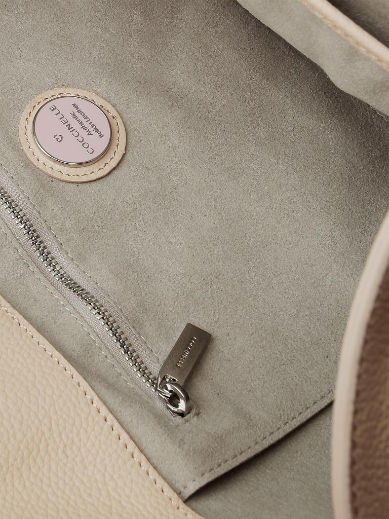 COCCINELLE | Ledertasche - Henkeltasche "Angie" | beige