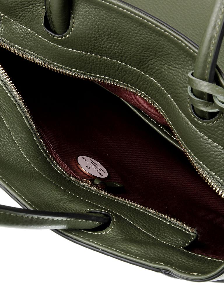 COCCINELLE | Ledertasche - Henkeltasche "Concrete" | grün