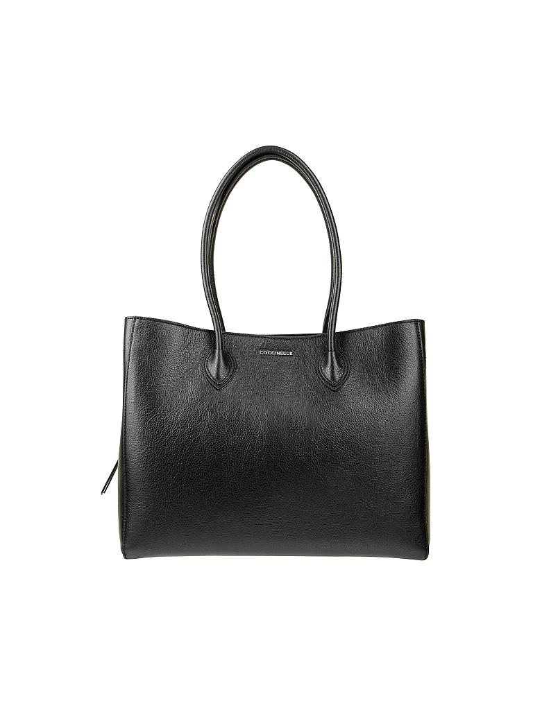COCCINELLE | Ledertasche - Henkeltasche "Farisa" | schwarz