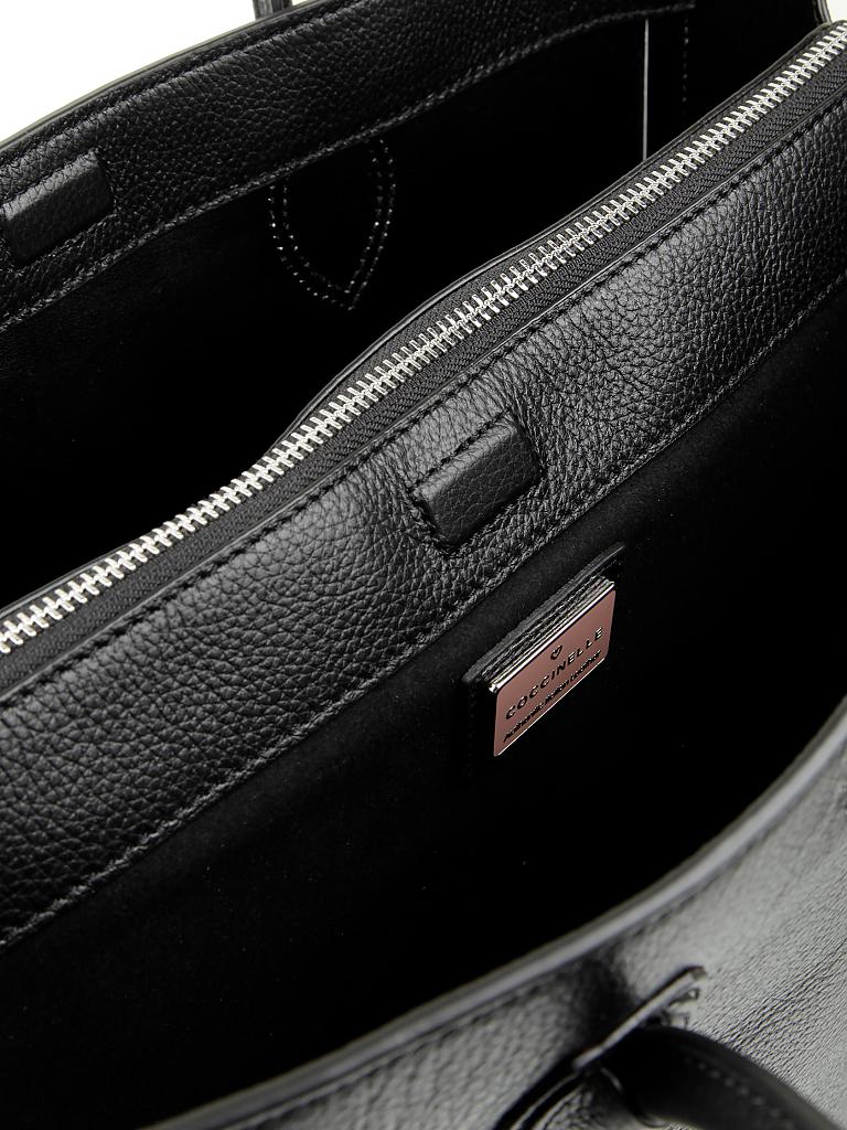 COCCINELLE | Ledertasche - Henkeltasche "Farisa" | schwarz