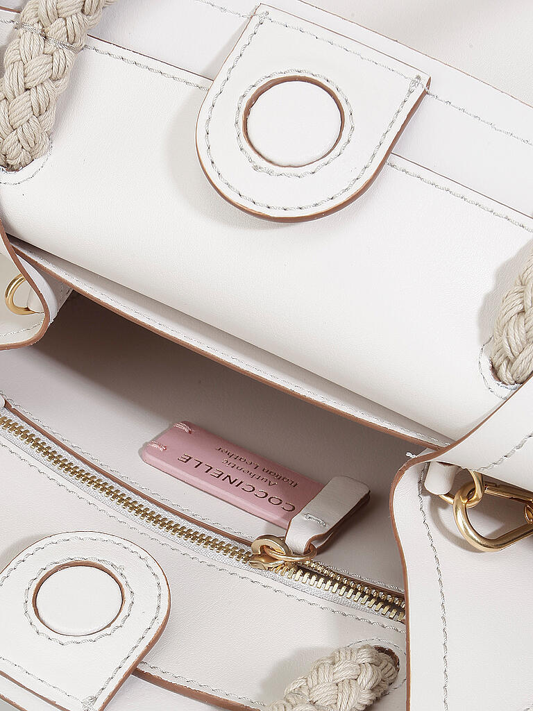 COCCINELLE | Ledertasche - Henkeltasche Allure | creme