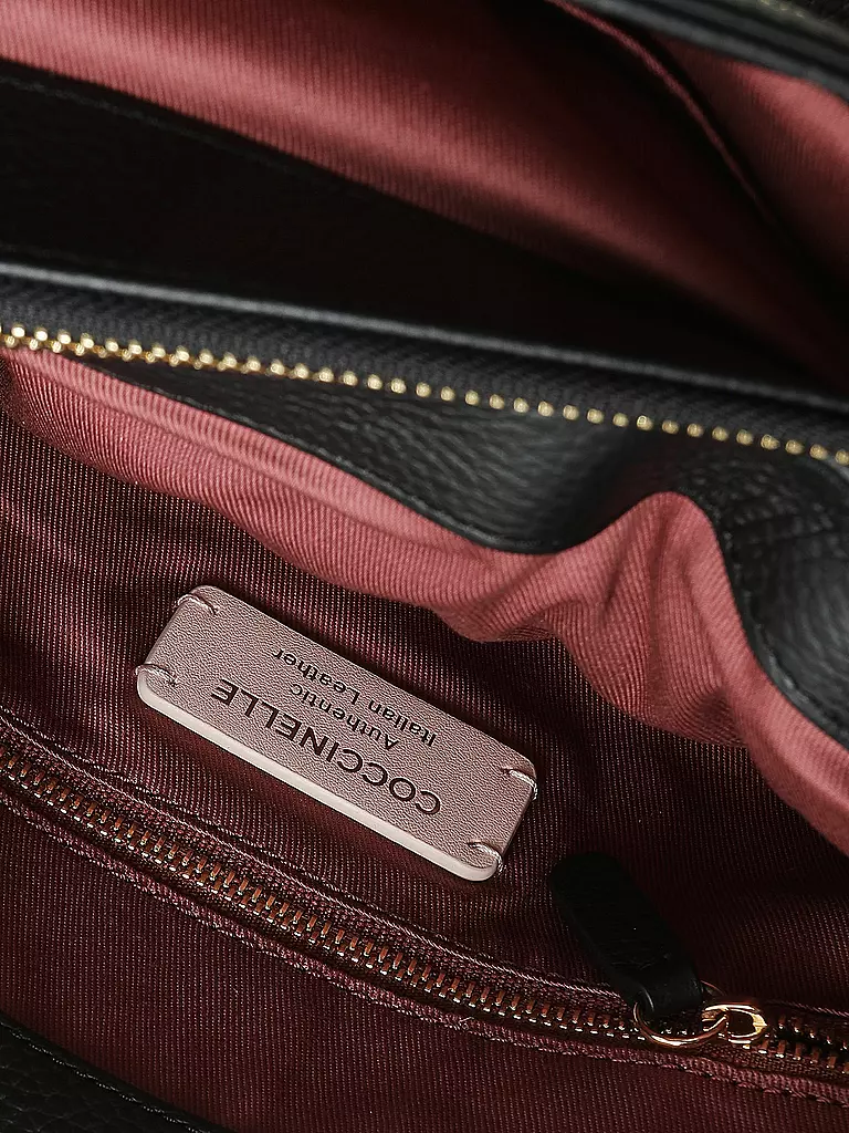 COCCINELLE | Ledertasche - Henkeltasche COCCINELLEGLEEN | schwarz