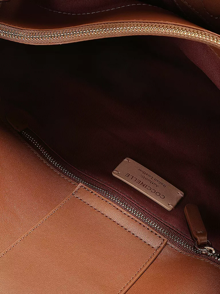 COCCINELLE | Ledertasche - Henkeltasche COCCINELLESABINE | braun