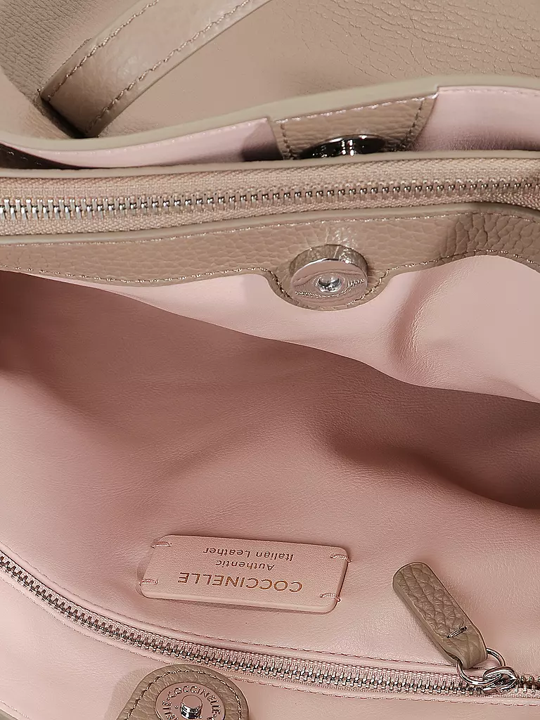 COCCINELLE | Ledertasche - Henkeltasche COCCINELLESWAP | beige