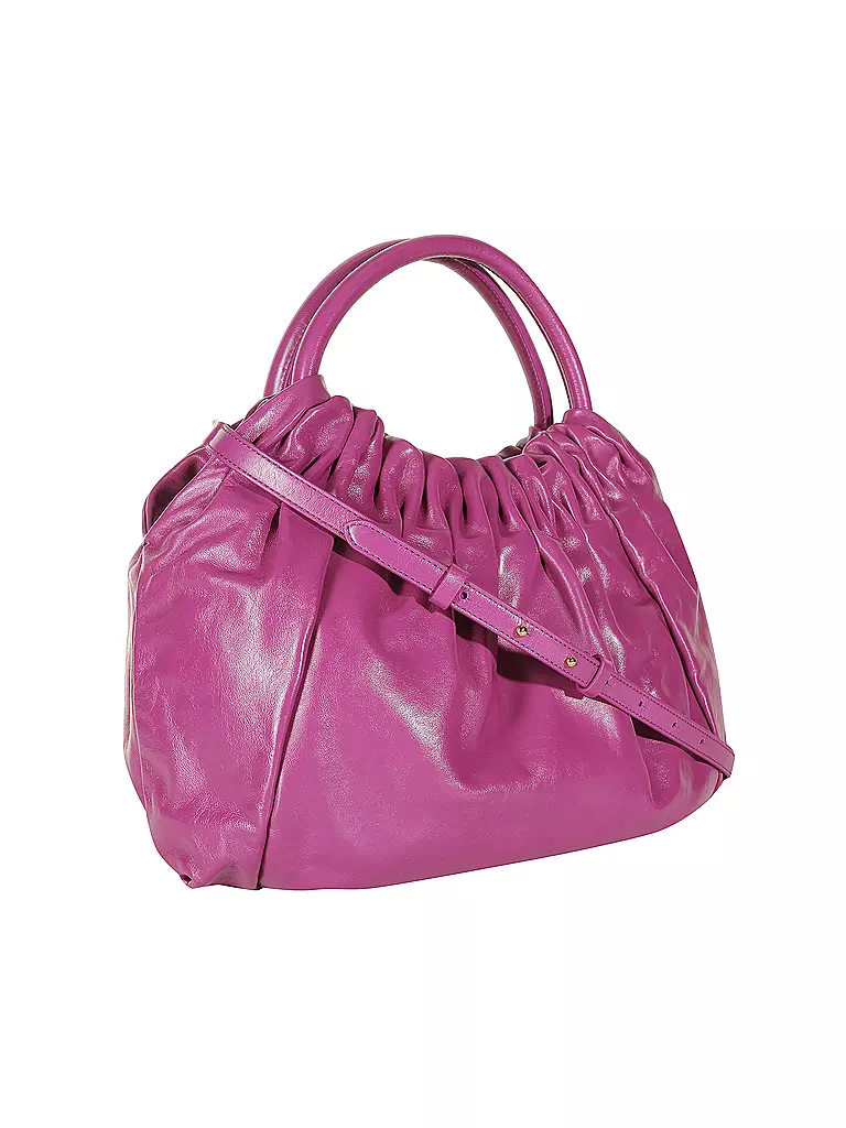 COCCINELLE | Ledertasche - Henkeltasche CROISETTE ROCK CRAQUELE | lila