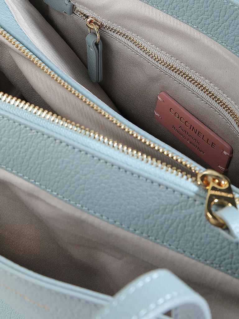 COCCINELLE | Ledertasche - Henkeltasche Lea | blau