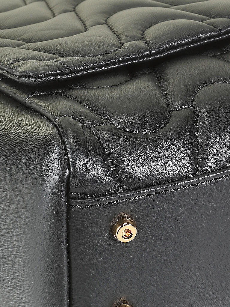 COCCINELLE | Ledertasche - Henkeltasche LIYA MATELASSE | schwarz