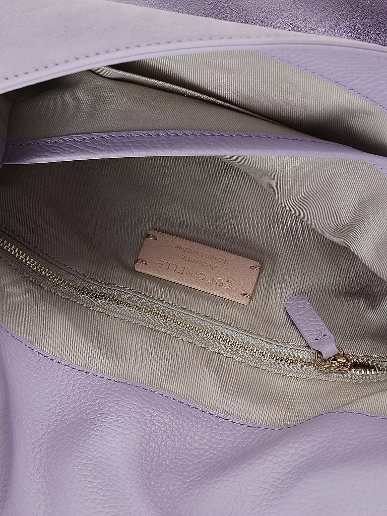 COCCINELLE | Ledertasche - Henkeltasche LIYA SUEDE | lila